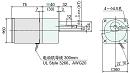 2GN180K 減速機(jī) 2IK6GN-C 減速電機(jī)組合的外形圖